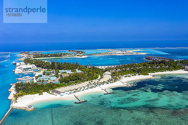 Malediven  Südliches Männliches Atoll  Olhuveli  Luftaufnahme