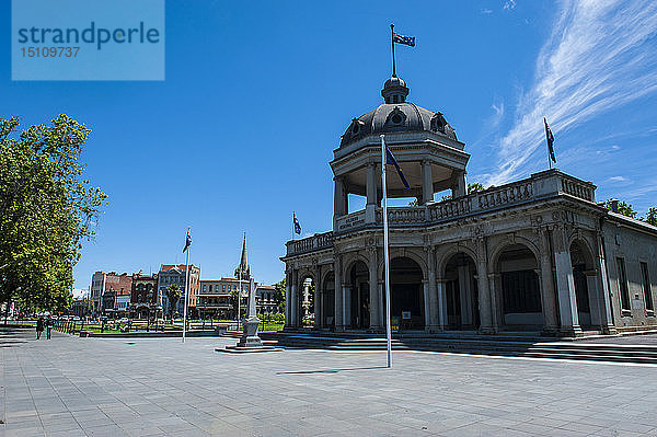 Historisches Stadtzentrum von Bendigo  Victoria  Australien