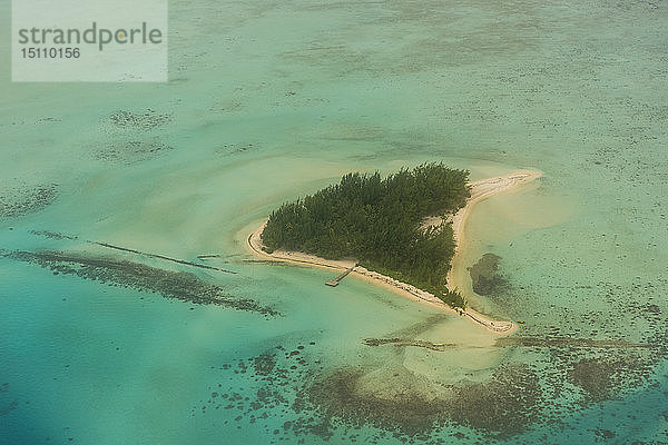 Französisch-Polynesien  Luftaufnahme von Bora Bora  Insel