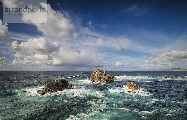 Ozean und Himmel  Ferrol  Spanien
