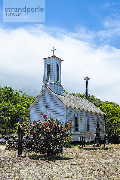 Hawaii  Insel Molokai  St. Joseph's Kirche