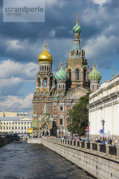 Kirche des Erlösers auf Blut  St. Petersburg  Russland