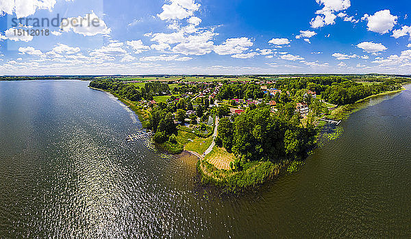 Deutschland  Mecklenburg-Vorpommern  Mecklenburgische Seenplatte  Luftbild von Torgelow am See  Torgelowsee