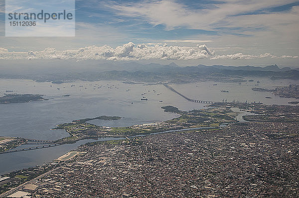 Luftaufnahme von Rio de Janeiro  Brasilien