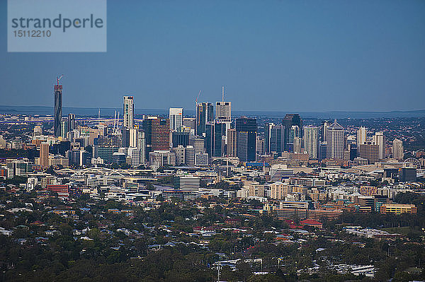 Skyline von Brisbane  Queensland  Australien