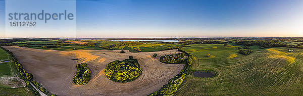 Deutschland  Mecklenburg-Vorpommern  Mecklenburgische Seenplatte  Panoramablick auf den Malchiner See