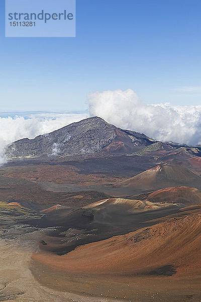 Krater des Haleakala im Haleakala-Nationalpark  Maui  Hawaii