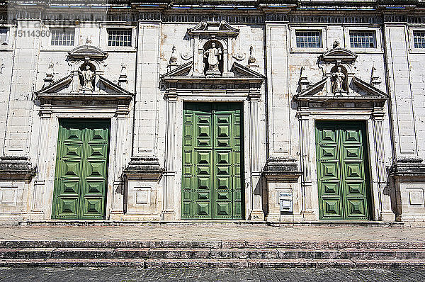 Eingangsportal der Jesuitenkirche  Pelourinho  Salvador da Bahia  Brasilien