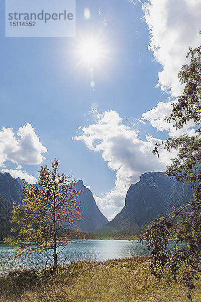 Italien  Südtirol  Dolomiten  Toblacher See