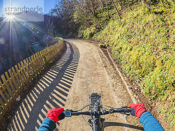 Spanien  Asturien  Ruta del Alba  Persönliche Perspektive des Radfahrers