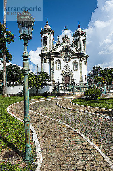Kirche Sao Francisco de Assis in Sao Joao del Rei  Minas Gerais  Brasilien