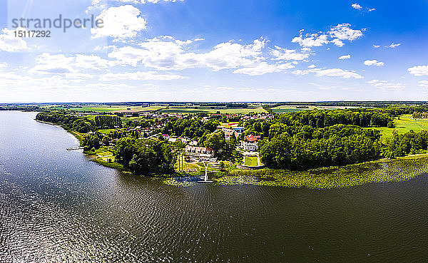 Deutschland  Mecklenburg-Vorpommern  Mecklenburgische Seenplatte  Luftbild von Torgelow am See  Torgelowsee