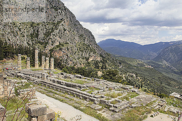 Griechenland  Delphi  Apollo-Tempel