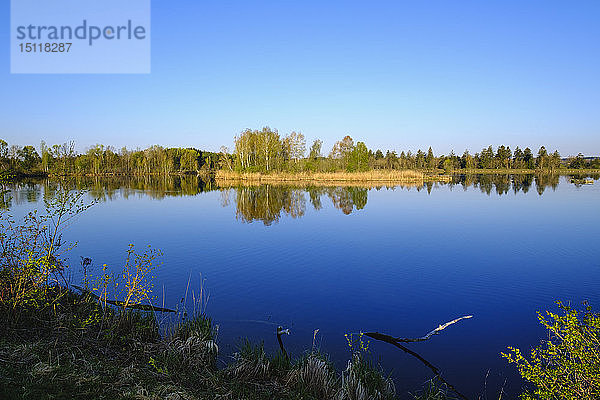 Deutschland  Augsburg  Stausee Bobinger