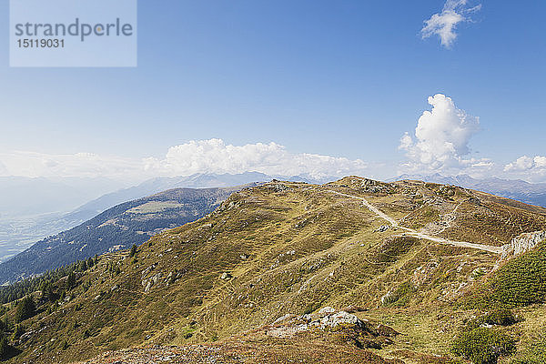 Wanderweg Almbrunn  Lammersdorfer Berg  Nockberge  Kärnten  Österreich