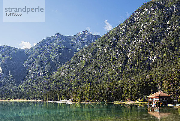 Italien  Südtirol  Dolomiten  Toblacher See