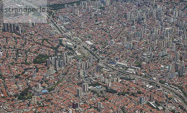 Luftaufnahme von Sao Paulo  Brasilien