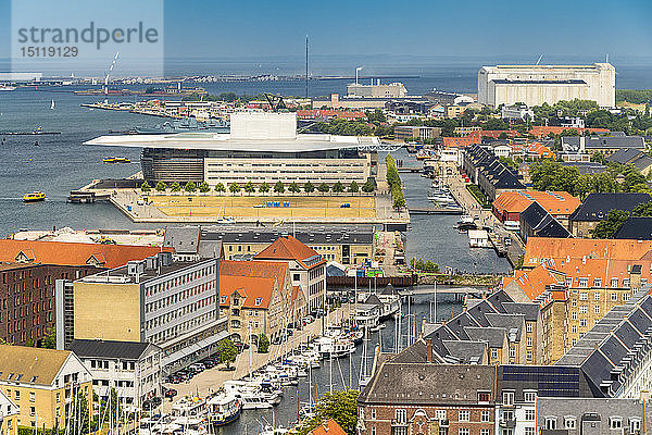 Das königliche Opernhaus in Christianshavn  Kopenhagen  Dänemark