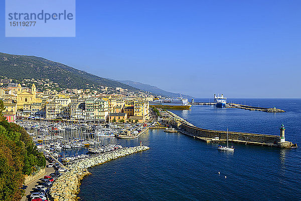 Frankreich  Korsika  Bastia  alter Hafen