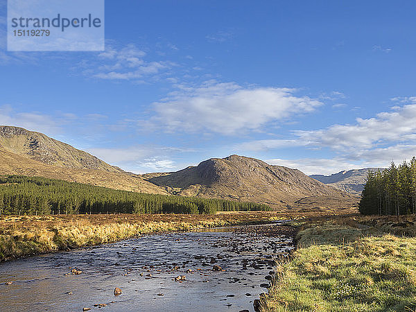 Großbritannien  Schottland  Nordwestliche Highlands  Fluss Oykel