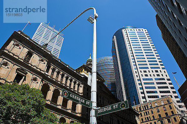 Hochhäuser in Sydney  New South Wales  Australien