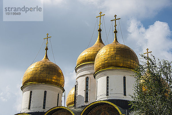 Russland  Moskau  Mariä-Entschlafens-Kathedrale auf dem Sobornaya-Platz