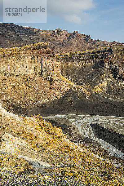 Japan  Kyushu  Mount Aso  Mount Naka  Kraterrand