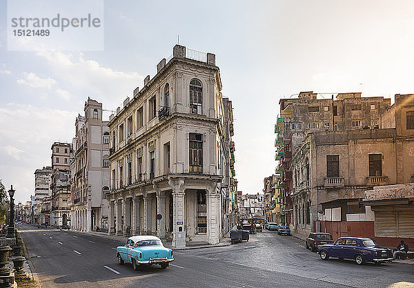 Stadtansicht von Centro Viejo  Havanna  Kuba