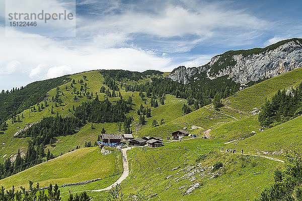 Österreich  Tirol  Maurach  Rofangebirge  Berghütten