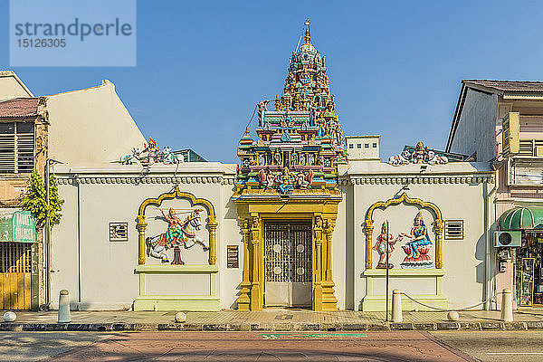Sri Mahamariamman-Tempel in Little India  George Town  Insel Penang  Malaysia  Südostasien  Asien