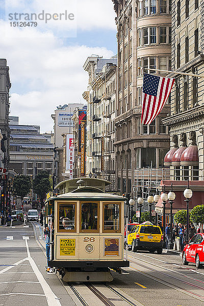 Straßenbahnen  San Francisco  Kalifornien  Vereinigte Staaten von Amerika  Nordamerika