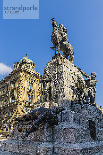 Grunwald-Denkmal  Krakau  Polen  Europa