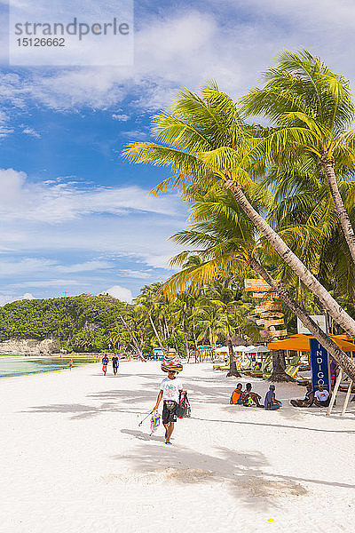 Dinwid Beach  Boracay  Westliche Visayas  Philippinen  Südostasien  Asien