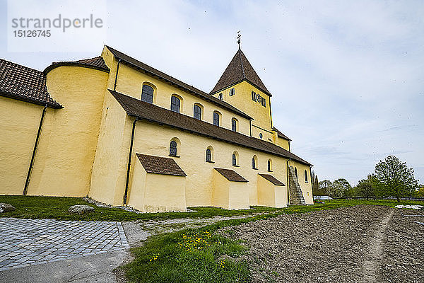 Kirche St. Georg  Reichenau-Oberzell  Insel Reichenau  UNESCO-Welterbe  Bodensee  Baden-Württemberg  Deutschland  Europa