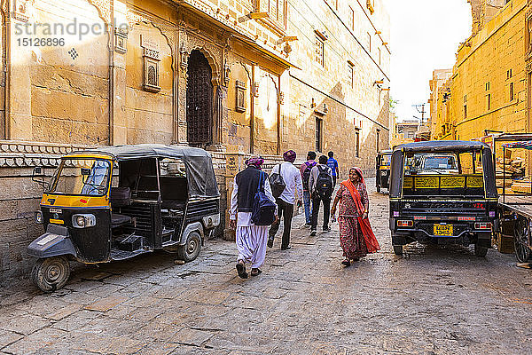 Golden City Fort  Jaisalmer  Rajasthan  Indien  Asien