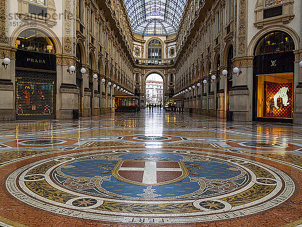 Galerie Vittorio Emanuele  Mailand  Lombardei  Italien  Europa