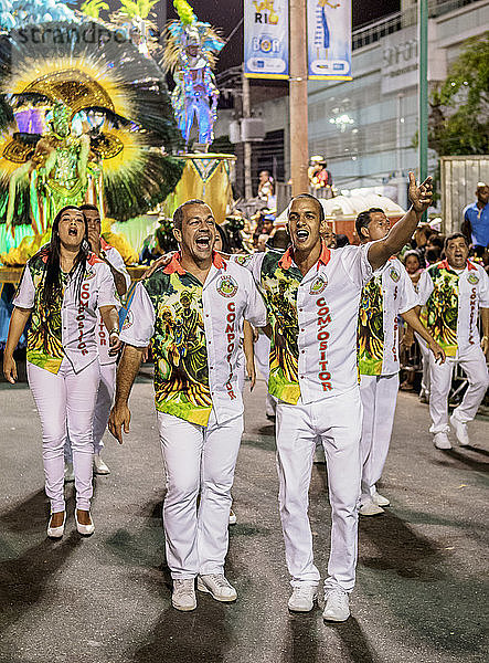 Karnevalsumzug in Rio de Janeiro  Brasilien  Südamerika