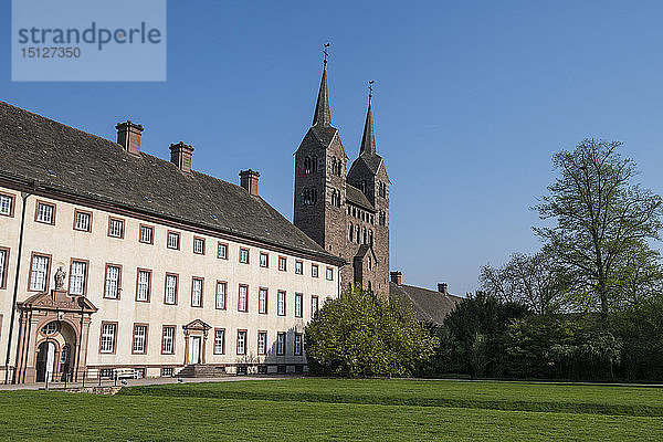 Fürstliche Abtei Corvey  UNESCO-Welterbe  Nordrhein-Westfalen  Deutschland  Europa