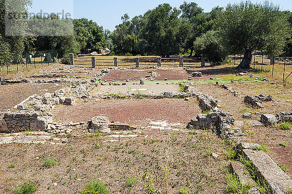 Casa di Diana  römische Stadt von Cosa  Ansedonia  Provinz Grosseto  Maremma  Toskana  Italien  Europa