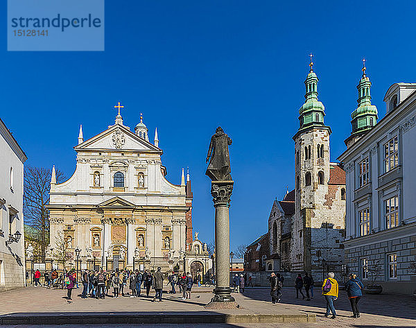Die Kirche St. Peter und St. Paul in der mittelalterlichen Altstadt  UNESCO-Weltkulturerbe  Krakau  Polen  Europa