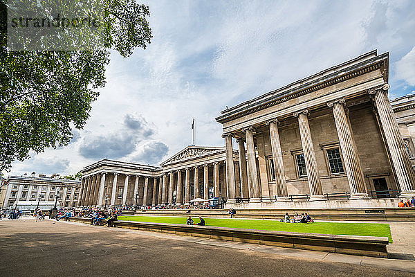 The British Museum  Bloomsbury  London  England  Vereinigtes Königreich  Europa