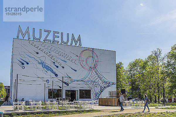 Das Museum für Moderne Kunst in Warschau  Polen  Europa