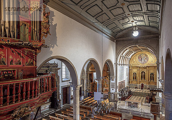 Se Kathedrale  innen  Faro  Algarve  Portugal  Europa