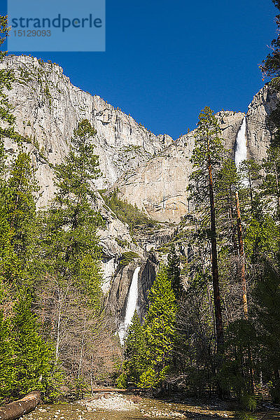 Yosemite-Wasserfälle  Yosemite-Nationalpark  UNESCO-Welterbe  Kalifornien  Vereinigte Staaten von Amerika  Nordamerika