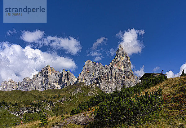 Rolle Pass  Cimon de la Pala  Dolomiten  Venetien  Italien  Europa