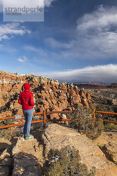 Devils Canyon  Arches National Park  Moab  Utah  Vereinigte Staaten von Amerika  Nord-Amerika