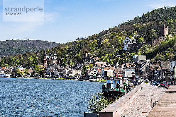 Die historische Stadt Miltenberg am Main  Bayern  Deutschland  Europa