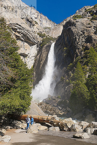 Yosemite-Wasserfälle  Yosemite-Nationalpark  UNESCO-Welterbe  Kalifornien  Vereinigte Staaten von Amerika  Nordamerika
