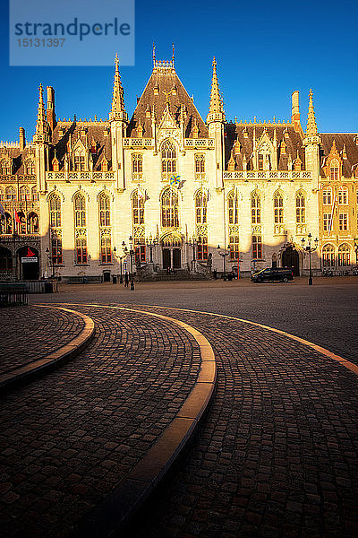 Provinciaal Hof (Provinzgericht) am Markt  Brügge (Brugge)  Westflandern (Vlaanderen)  Belgien  Europa