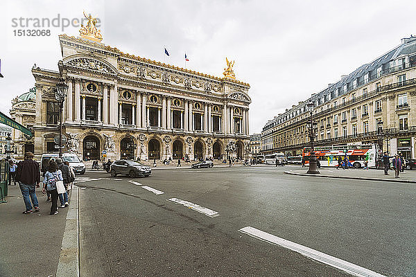 Pariser Opernhaus  Paris  Frankreich  Europa